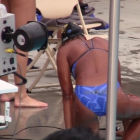 Sexy swimmers ass