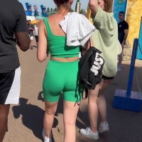 Green shorts (portrait)