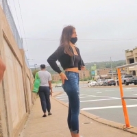 Slim booty cutie