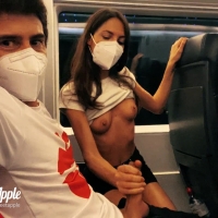 Hot couple fucks in public on the train Public Train Sex and Surprise Creampie - Amateur Couple Kim and Paolo_MySweetApple_1080p.mp4-2021-06-27-14h24m09s322.jpg