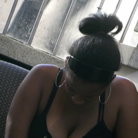 Nice black cleavage
