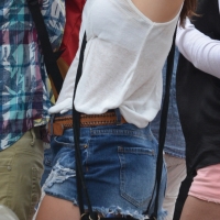 Dump of a bunch of sexy candid girls with nice asses in shorts Handstand (17).JPG