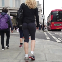 Wedgied blonde