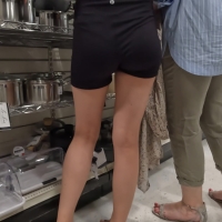 Skinny spandex girl