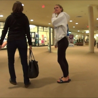 Number 19 cute teen in leggings