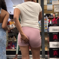 Pink spandex ebony