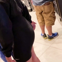 Spandex shorts bubble