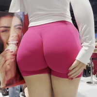 Pink shorts PAWG (part 1) (horizontal)