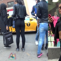 See through leggings babe