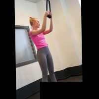 Beautiful gym blonde