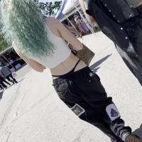 Sexy candid green haired alt girl showing her black thong whale tail Whale Tail Fashion.mov-2024-07-17-15h36m21s812.jpg