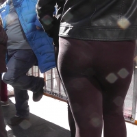 Teen booty in NYC