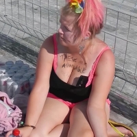 Thick pink haired trashy chick with big tits showing off her cleavage MJ315 Available Boobs.mp4-2022-07-18-06h31m39s046.jpg