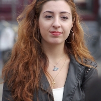 Various candid beautiful women in different outfits in public 98482383@N03_45577395822_Blue Pants 3.jpg