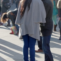 Various candid beautiful women in different outfits in public 98482383@N03_45798371734_With and Without Hat 4.jpg