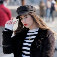 Various candid beautiful women in different outfits in public 98482383@N03_45979992471_Braving the Cold 3.jpg