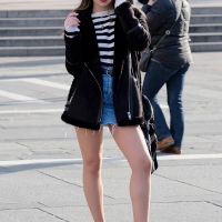 Various candid beautiful women in different outfits in public 98482383@N03_45979993991_Braving the Cold 1.jpg