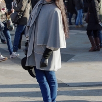 Various candid beautiful women in different outfits in public 98482383@N03_46522210981_With and Without Hat 2.jpg