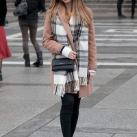Various candid beautiful women in different outfits in public 98482383@N03_46950499652_Looking Down 2.jpg