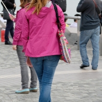 Various candid beautiful women in different outfits in public 98482383@N03_46937158825_Tourist with a Phone 2.jpg