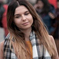 Various candid beautiful women in different outfits in public 98482383@N03_46950500242_Looking Down 1.jpg