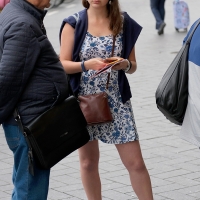 Various candid beautiful women in different outfits in public 98482383@N03_48362052391_A Cute One 3.jpg