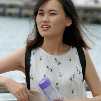 Various candid beautiful women in different outfits in public 98482383@N03_48541382812_White Summer Dress 2.jpg