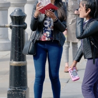 Various candid beautiful women in different outfits in public 98482383@N03_48669541646_Indian in Tight Jeans 3.jpg