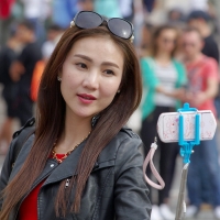 Various candid beautiful women in different outfits in public 98482383@N03_48720265286_Red Minidress 2.jpg