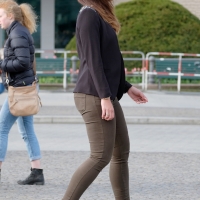 Various candid beautiful women in different outfits in public 98482383@N03_48950603237_Skinny Jeans and Ankle Boots 4.jpg