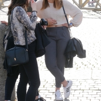 Various candid beautiful women in different outfits in public 98482383@N03_48965593443_Belly Peak 3.jpg