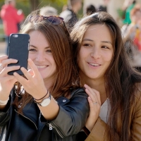Various candid beautiful women in different outfits in public 98482383@N03_49004207873_Double Selfie 2.jpg
