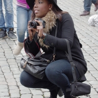 Various candid beautiful women in different outfits in public 98482383@N03_49453048213_Beautiful Smile 2.jpg