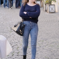 Various candid beautiful women in different outfits in public 98482383@N03_49775804366_Chunky Heels 3.jpg