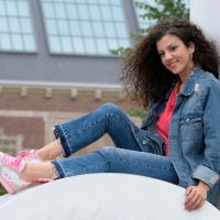 Various candid beautiful women in different outfits in public 98482383@N03_49799807718_Denim Girl 1.jpg