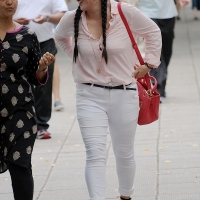 Various candid beautiful women in different outfits in public 98482383@N03_49824716147_Healthy Girl 1.jpg