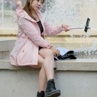 Various candid beautiful women in different outfits in public 98482383@N03_49896921847_Ready For Some Rain 3.jpg