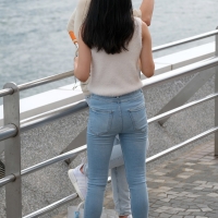 Various candid beautiful women in different outfits in public 98482383@N03_49966138097_Tight Jeans 2.jpg