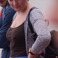 Various candid beautiful women in different outfits in public 150295603@N07_34640562914_462.jpg