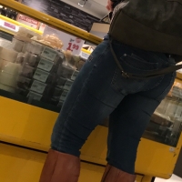 Multiple hot candid babes in tight jeans and pants 2297921@N20_46628653141_Blonde Girl in Tight Jeans.jpg