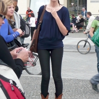 Multiple hot candid babes in tight jeans and pants 98482383@N03_21805323611_Taller Than The Others 1.jpg