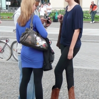 Multiple hot candid babes in tight jeans and pants 98482383@N03_21805338081_Taller Than The Others 2.jpg