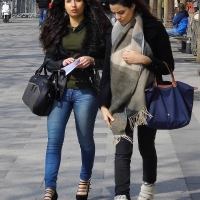 Multiple hot candid babes in tight jeans and pants candidsexystreet_23996725818_Brunette beauty in tight jeans and very high heels 2.jpg