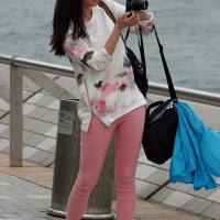 Multiple hot candid babes in tight jeans and pants 98482383@N03_26529216613_Pink Jeans 3.jpg
