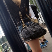 Candid girl in high heels and shorts with sexy legs Candid Ass Teen With High Heels_FBFDC32.jpg
