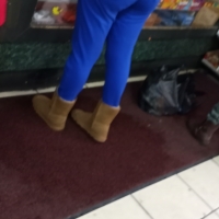 Sexy candid black booty in tight blue sweats 69708240.jpg