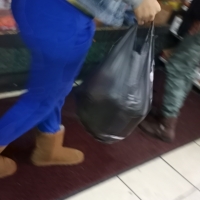 Sexy candid black booty in tight blue sweats 69708256.jpg