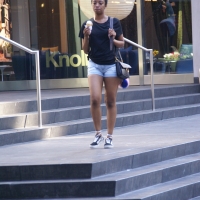Candid ebony babes with sexy asses in shorts candidsexystreet_48259128827_Mid Town Manhatten NYC.jpg