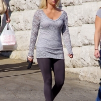Public sexy girls out in tight leggings 98482383@N03_19566492056_Grey Leggings 1.jpg