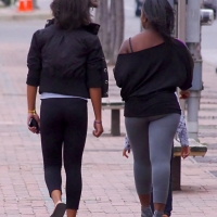 Ebony girls out in tight leggings 98482383@N03_16129784361_Black and Grey Leggings 2.jpg